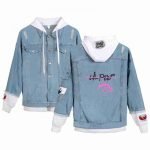 Lil Peep Angry Girl Jean Blue Jacket