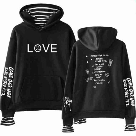 Lil Peep Come Over When You’re Sober Love Hoodie