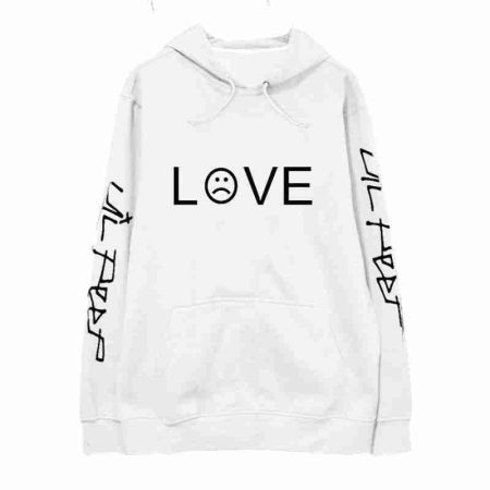 Lil Peep Love White Hoodie