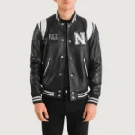 MensLiberteNewYorkBlackLeatherVarsityJacketCloseFront-5-1704186570399.webp