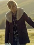 Tv-Series-Yellowstone-beth-dutton-Brown-Wool-Coat