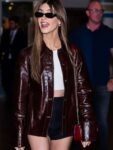 Daisy-Edgar-Jones-NYC-2024-Brown-Leather-Jacket