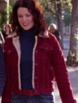 Gilmore-Girls-S02-Lorelai-Gilmore-Shearling-Maroon-Jacket