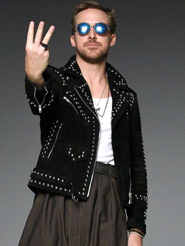 Saturday Night Live Ryan Gosling Studded Leather Jacket