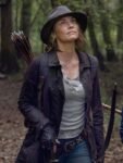 The-Walking-Dead-Lauren-Cohan-Brown-Jacket