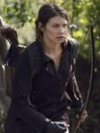 The-Walking-Dead-Lauren-Cohan-Brown-Jacket