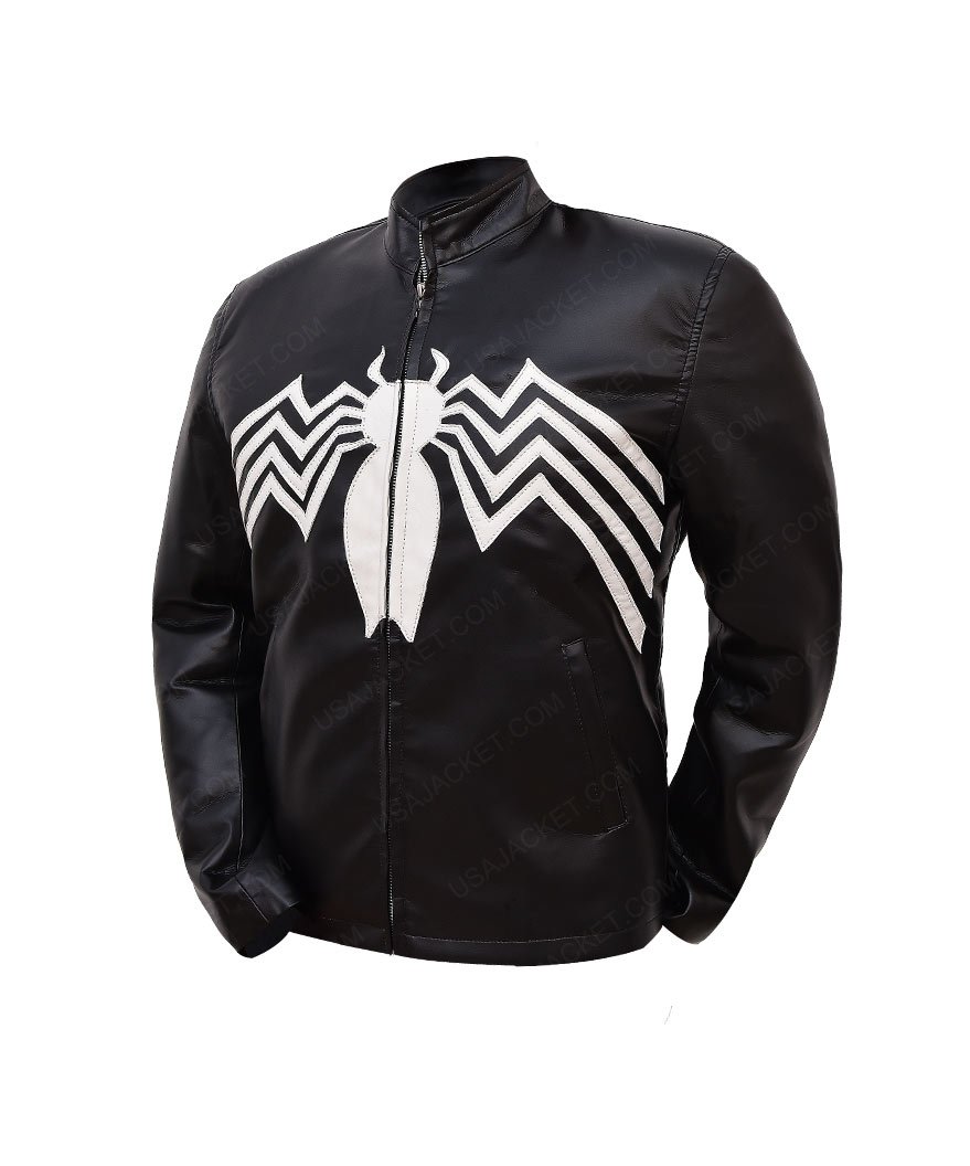 Venom Leather Jacket from Spiderman Movie