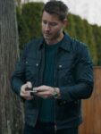 Tracker-S01-Justin-Hartley-Black-Cotton-Jacket