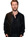 Twisters-2024-Glen-Powell-Black-Leather-Jacket