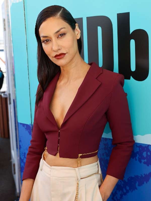 Janina Gavankar Borderlands 2024 Cropped Blazer