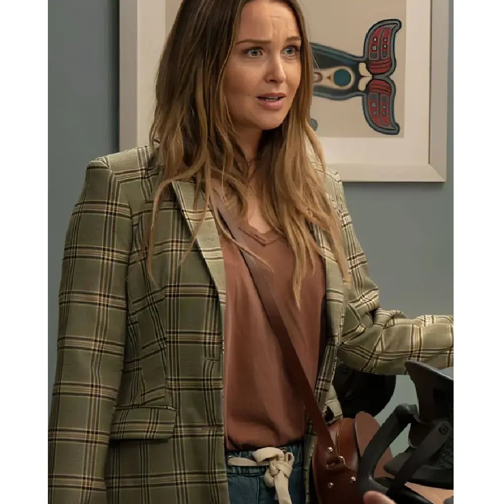 Greys Anatomy Season 21 Jo Wilson Checked Blazer