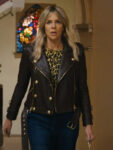 Hacks-S03-Kaitlin-Olson-Leather-Jacket