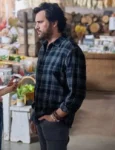 Juan-Pablo-Di-Pace-Branching-Out-Movie-2024-T.j-Black-Wool-Plaid-Jacket