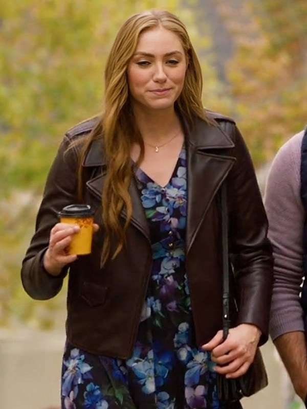 Jessica Sipos Love on The Danube Royal Getaway Leather Jacket