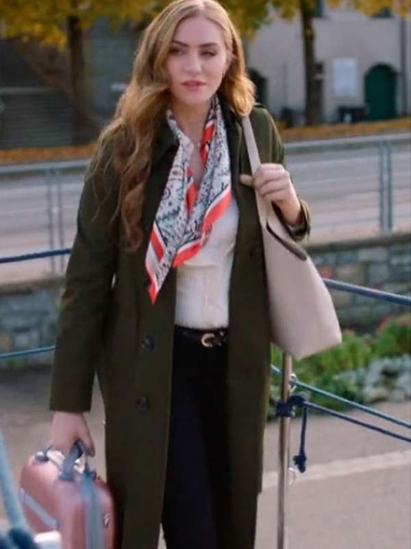 Jessica Sipos Love on The Danube Royal Getaway Green Coat