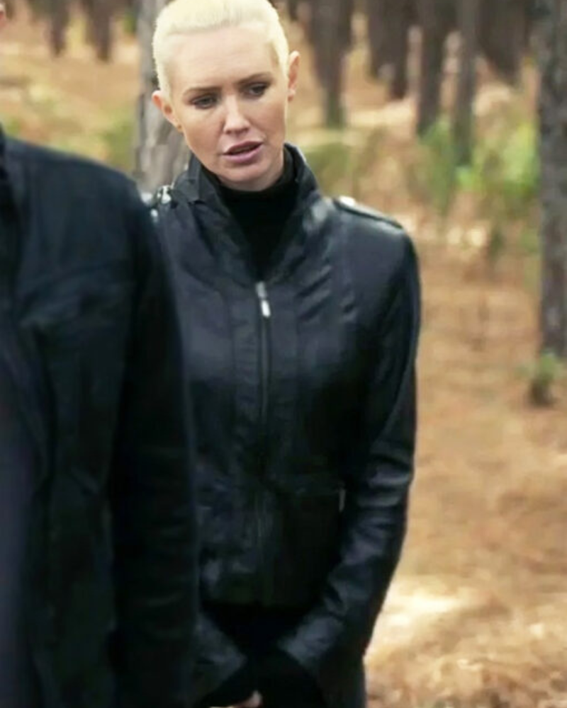 Nicky Whelan 72 Hours 2024 Black Jacket