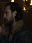 Kraven-the-Hunter-2023-Aaron-Taylor-Johnson-Brown-Shearling-Leather-Jacket