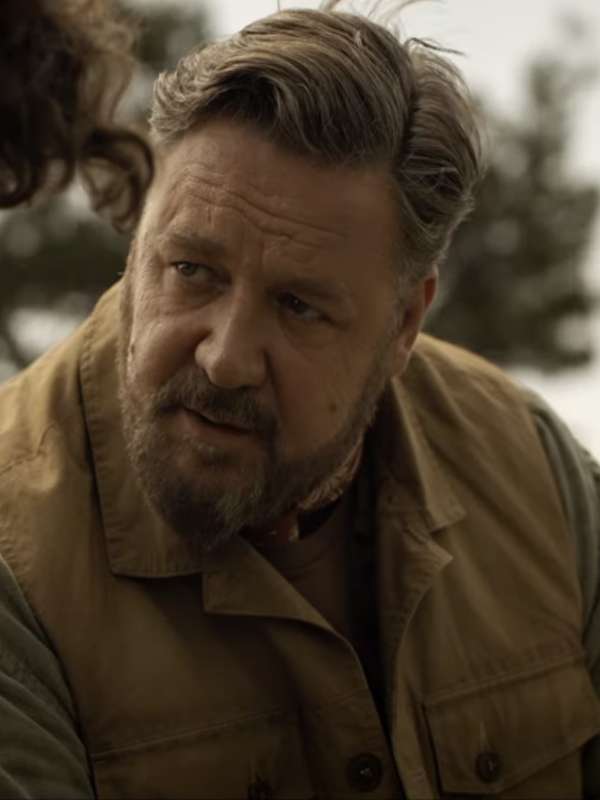 Russell Crowe Kraven the Hunter Brown Vest