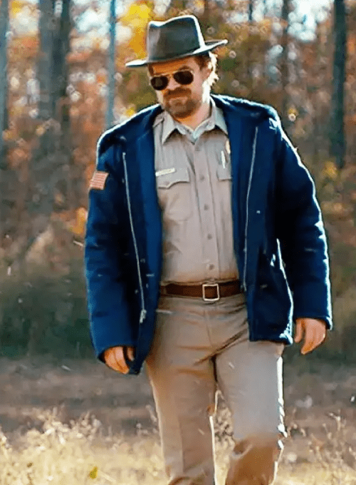 Stranger Things Jim Hopper Blue Jacket