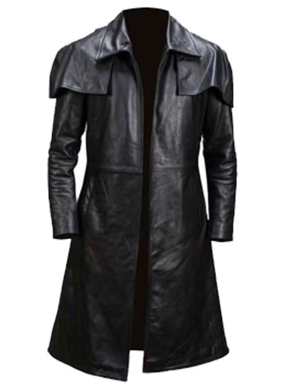 Video Game A7 New Vegas NCR Ranger Duster Black Trench Coat