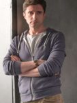 Flight-Risk-2024-Topher-Grace-Grey-Hooded-Jacket