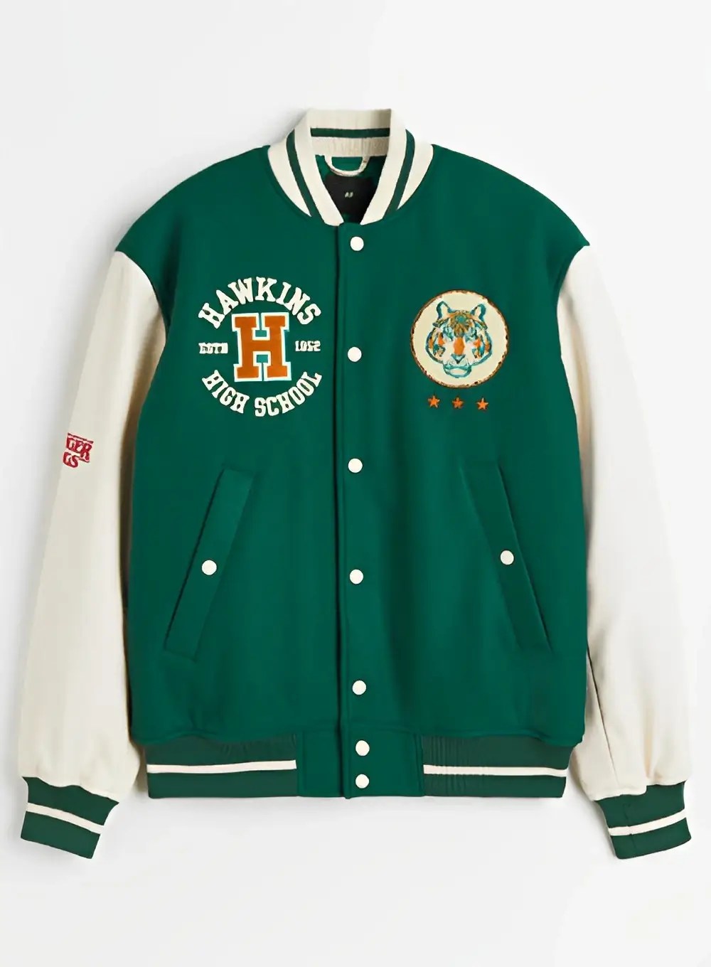 Stranger Things Wool-blend Baseball Jacket