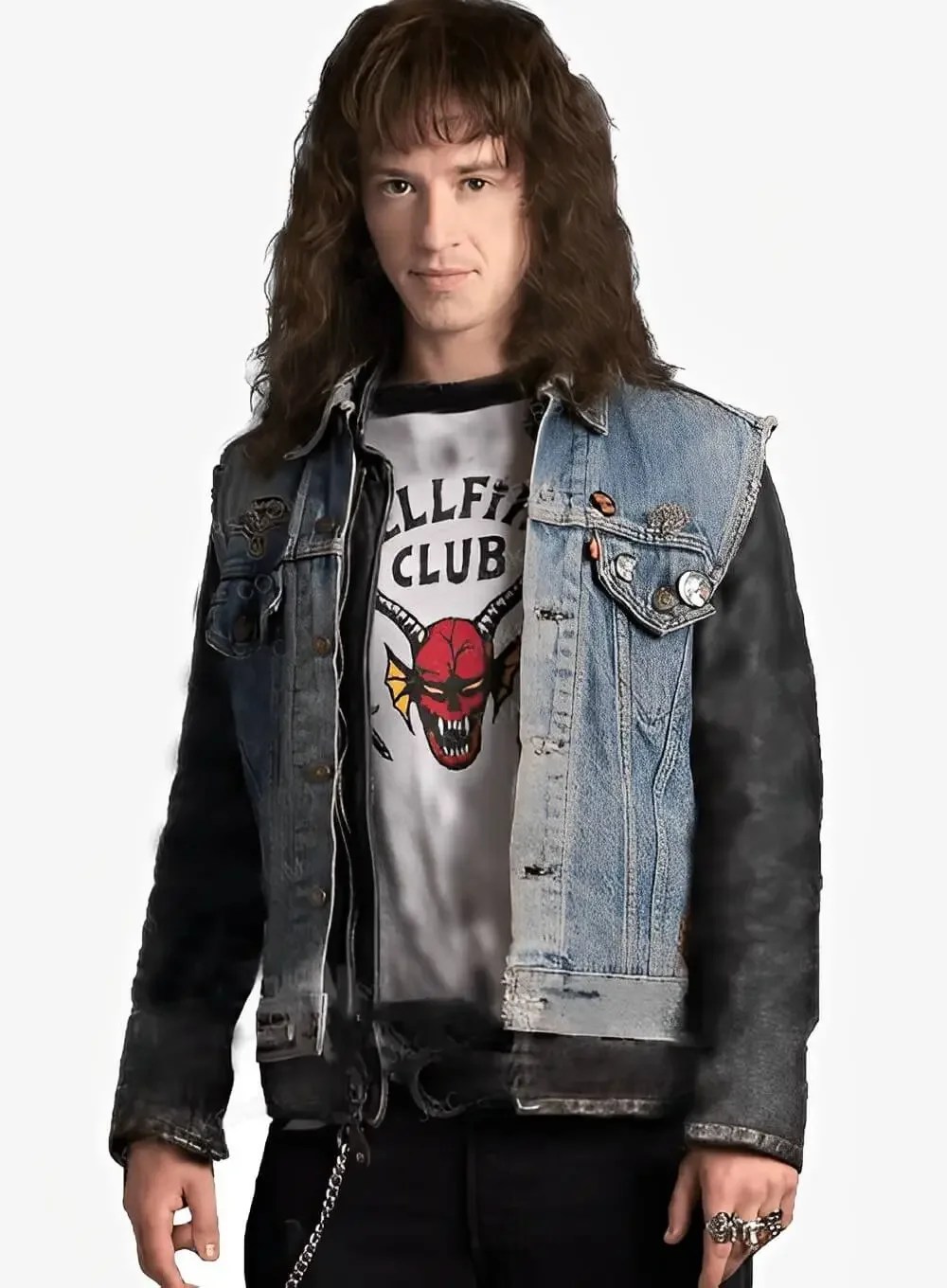 Stranger Things S04 Eddie Munson Denim Jacket