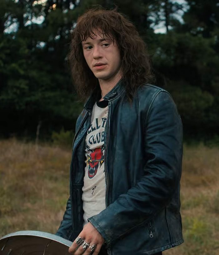 Eddie Munson Stranger Things PU Leather Jacket