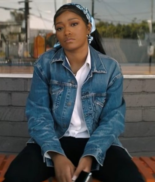 One of Them Days Keke Palmer Denim Jacket - LMJ