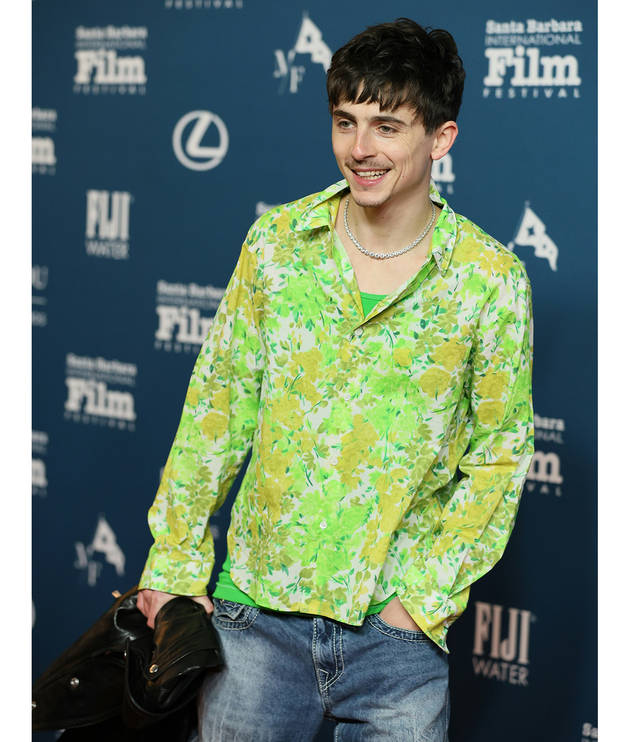 Timothée Chalamet International Film Festival Floral Shirt - LMJ